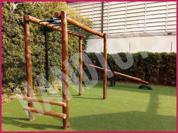 Escada Horizontal de Eucalipto HT 032